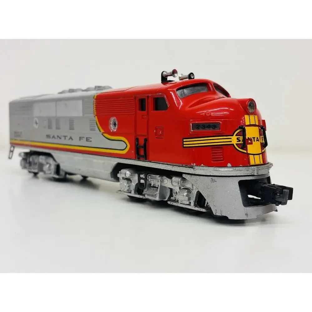 Lionel Postwar 2343T Santa Fe F3 A Unit Dummy Diesel Screen Vents